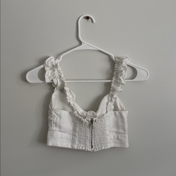 Reformation Linen Crop Top - Picture 4 of 4